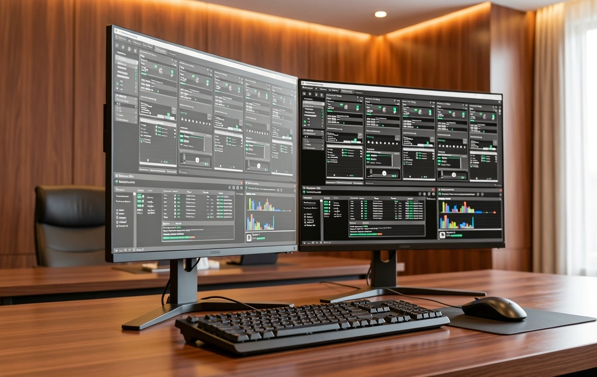 Ambiente profissional de trading